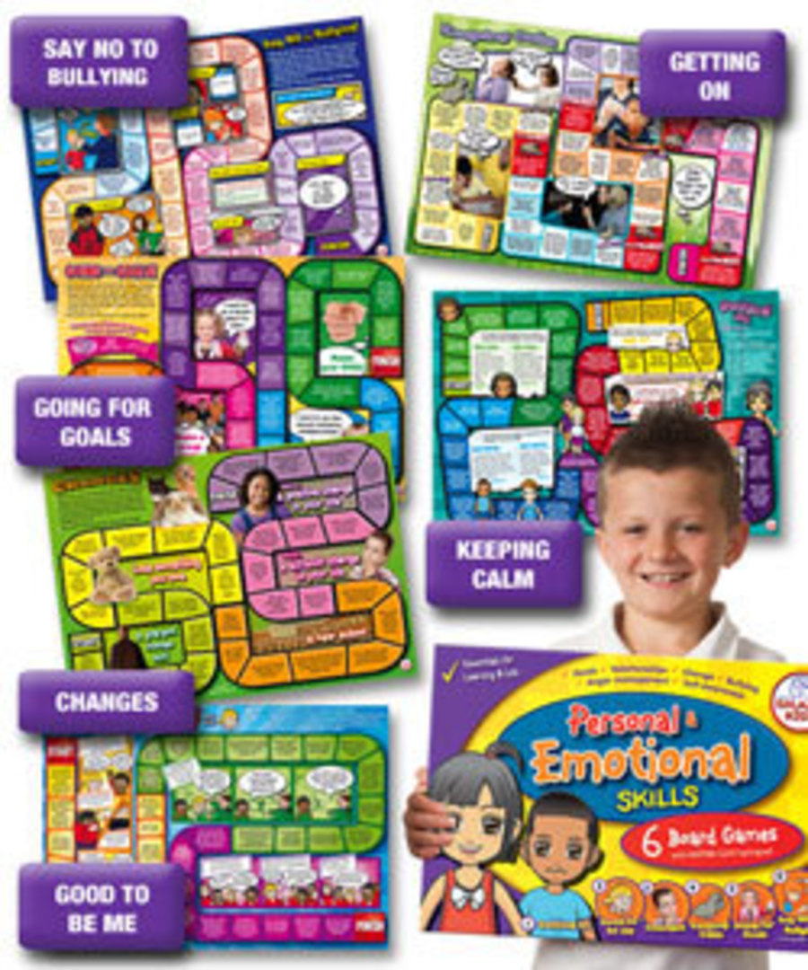 6 Personal and Emotional Skills Board Games image 0